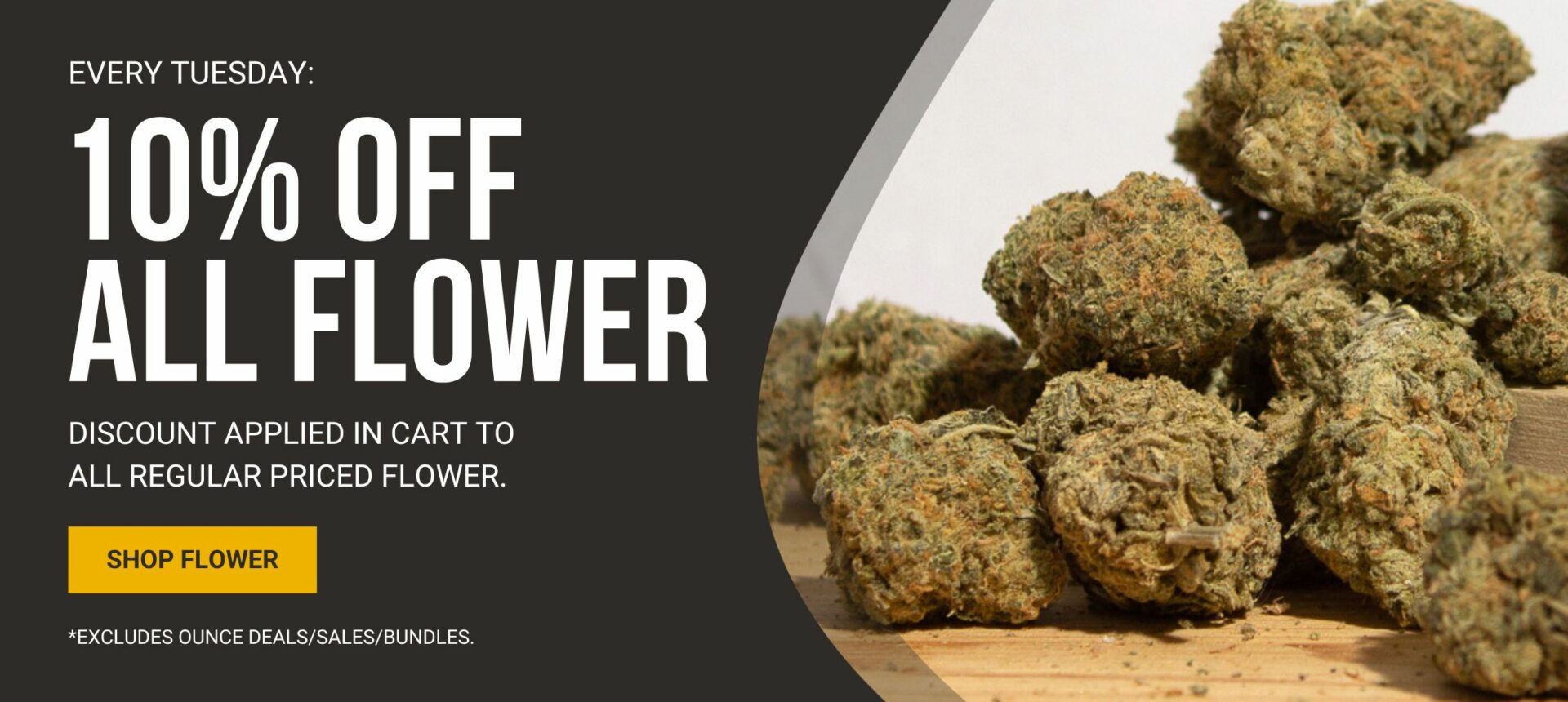Budmail Canada - 10% Off All Flower Banner