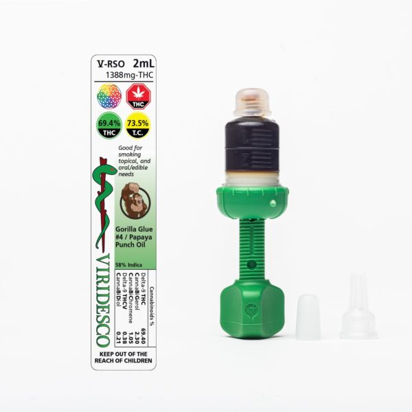 Viridesco – THC / RSO – Gorilla Punch – 2ml | Budmail Canada