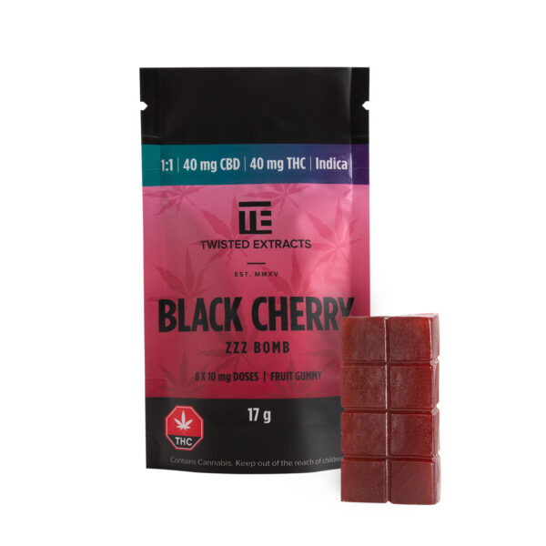 Twisted Extracts – Black Cherry 1:1 Zzz Bombs | Budmail Canada