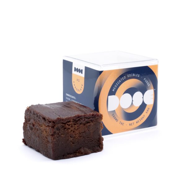 Dose Edibles – Chocolate Fudge – 200mg THC | Budmail Canada