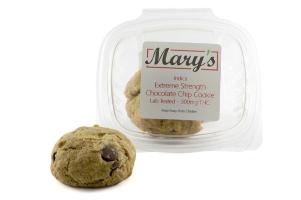 Mary’s Medibles – Extreme Strength Chocolate Chip Cookie – 300mg THC (Indica) | Budmail Canada