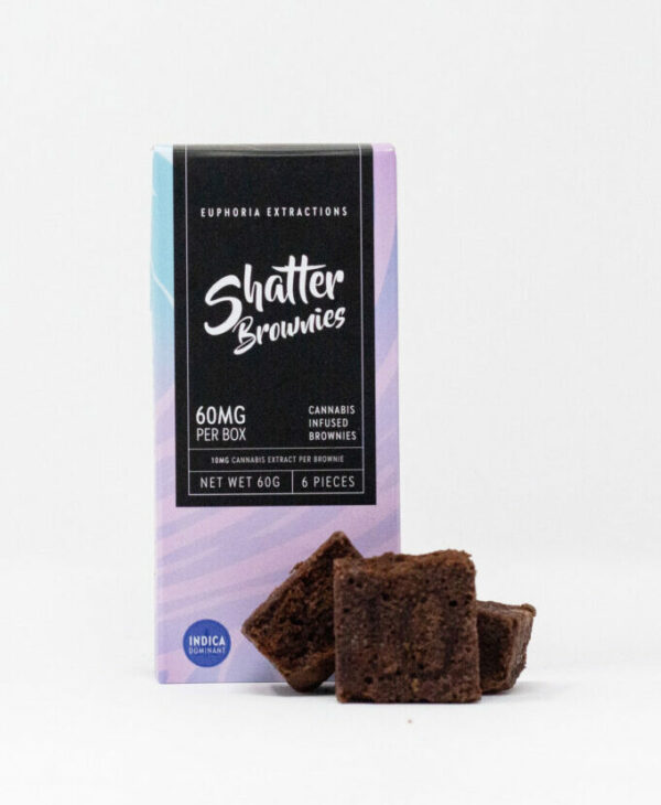 Euphoria Extractions – Shatter Brownies (Indica) | Budmail Canada