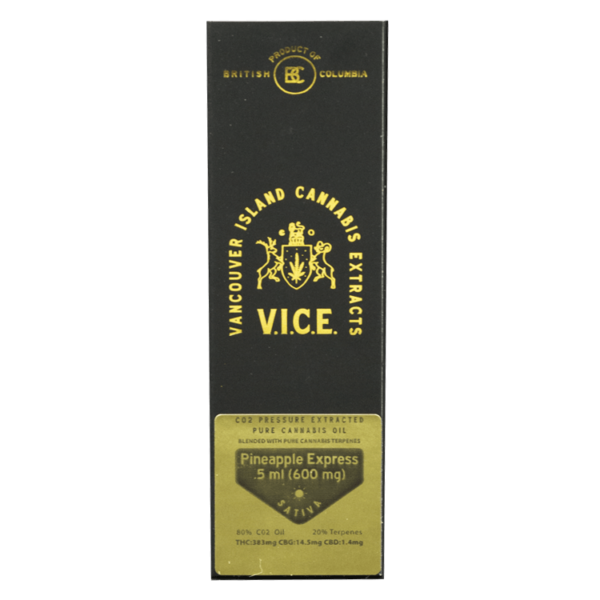 Vice – CO2 Oil Refill Cartridges – Pineapple Express 0.5ml | Budmail Canada