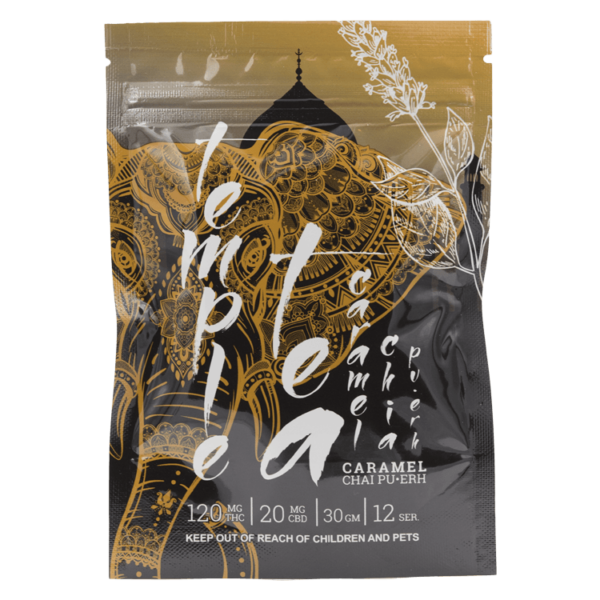 Temple Tea – Caramel Chai Pu-Erh 120mg THC | Budmail Canada