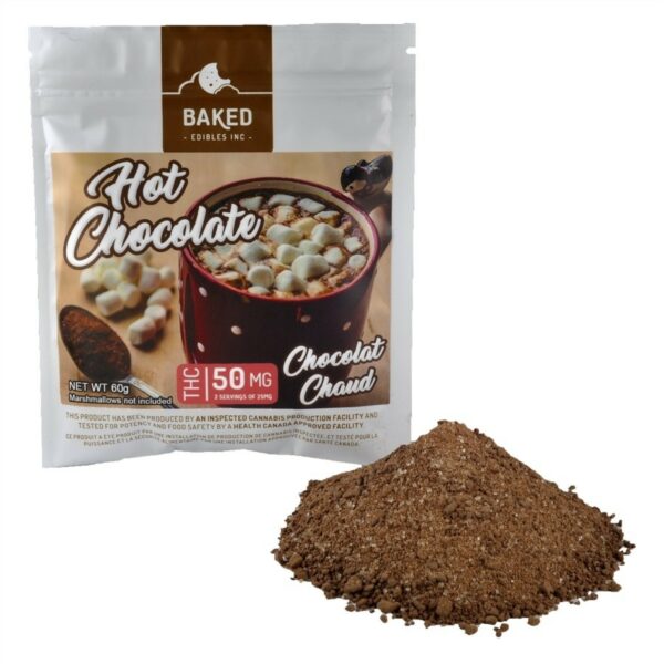 Baked Edibles – Hot Chocolate 50mg THC | Budmail Canada