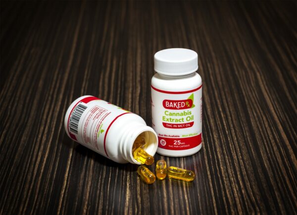 Baked Edibles – THC Extract Capsules 25mg | Budmail Canada