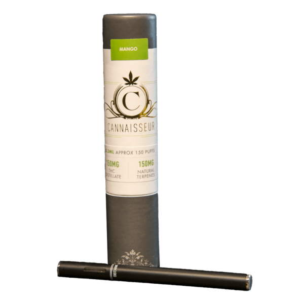 Cannaisseur – Disposable THC Distillate Pen – Mango 0.3ml | Budmail Canada