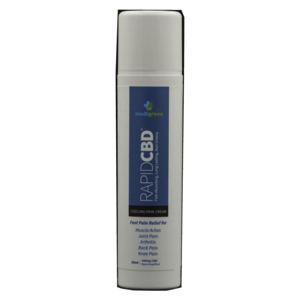 Medigreen Rapid CBD – Cooling Pain Cream | Budmail Canada