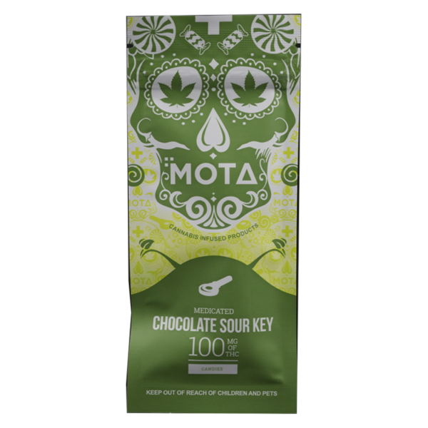 MOTA Edibles – Chocolate Sour Key – 100mg THC | Budmail Canada