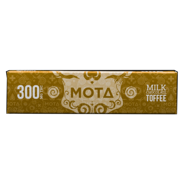 MOTA Edibles – Milk Chocolate Toffee Bar – 300mg THC | Budmail Canada