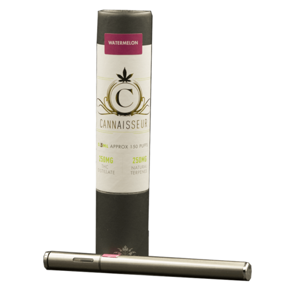 Cannaisseur – Disposable THC Distillate Pen – Watermelon 0.3ml | Budmail Canada