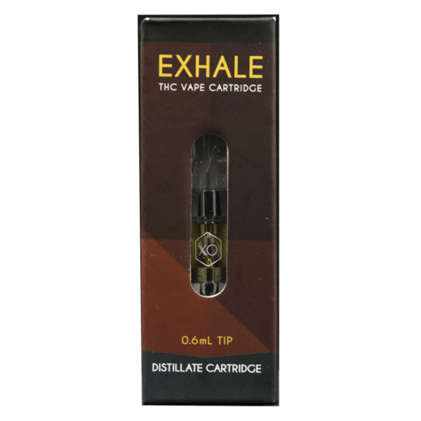 XO Exhale – THC Distillate Refill Cartridge – Banana Kush 0.6ml | Budmail Canada