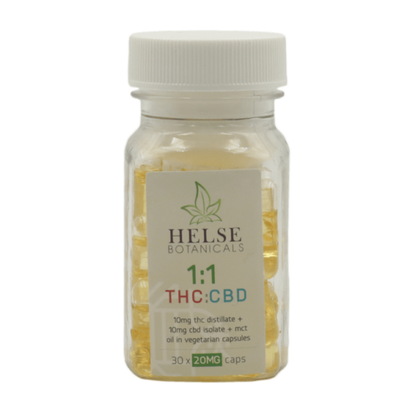 Helse Botanicals – 1:1 THC/CBD Capsules | Budmail Canada