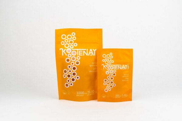 Kootenay Labs – Sativa Gummies – Apricot – 250mg THC | Budmail Canada