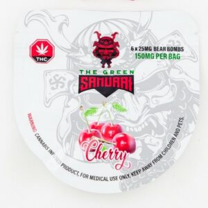 The Green Samurai – Cherry Gummies – 150mg | Budmail Canada