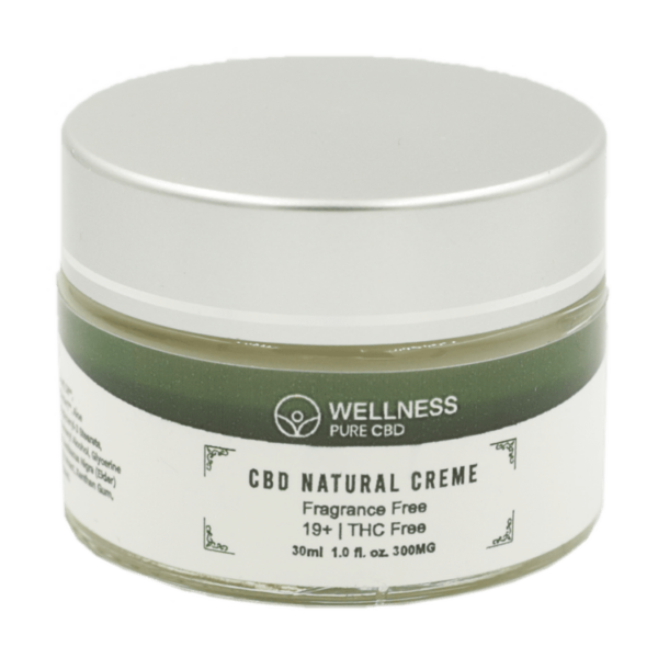 Wellness Pure CBD – Natural Creme – 500mg | Budmail Canada