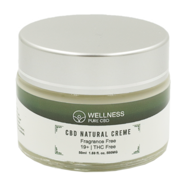 Wellness Pure CBD – Natural Creme – 500mg | Budmail Canada