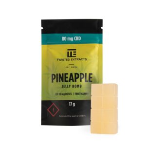 Twisted Extracts – Pineapple Jelly Bombs – CBD | Budmail Canada