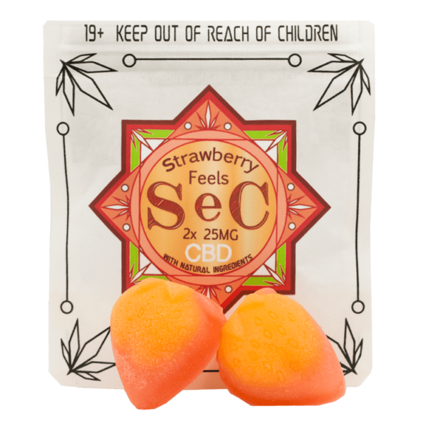 SEC – Strawberry Feels CBD – 50mg | Budmail Canada
