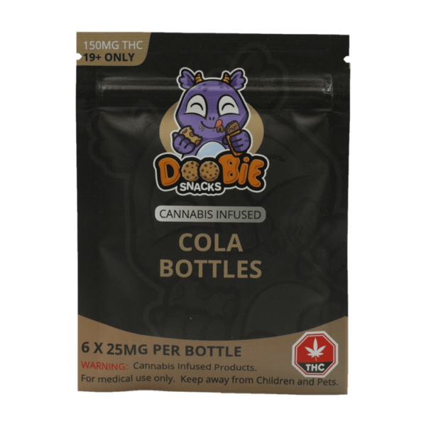 Doobie Snacks – CBD Sour Gummy Bears – 150mg CBD | Budmail Canada