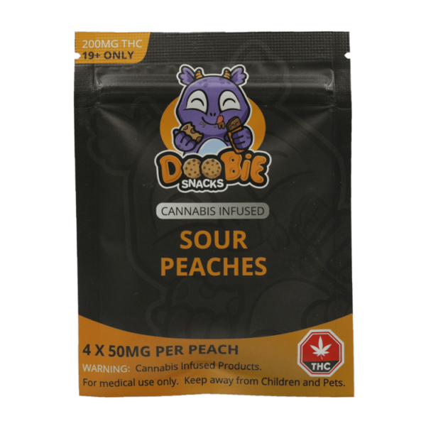 Doobie Snacks – CBD Sour Gummy Bears – 150mg CBD | Budmail Canada