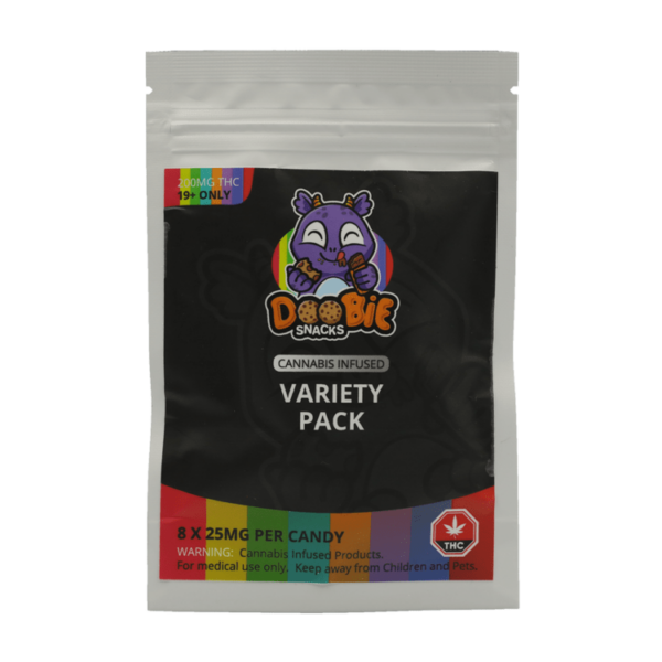 Doobie Snacks – CBD Sour Gummy Bears – 150mg CBD | Budmail Canada