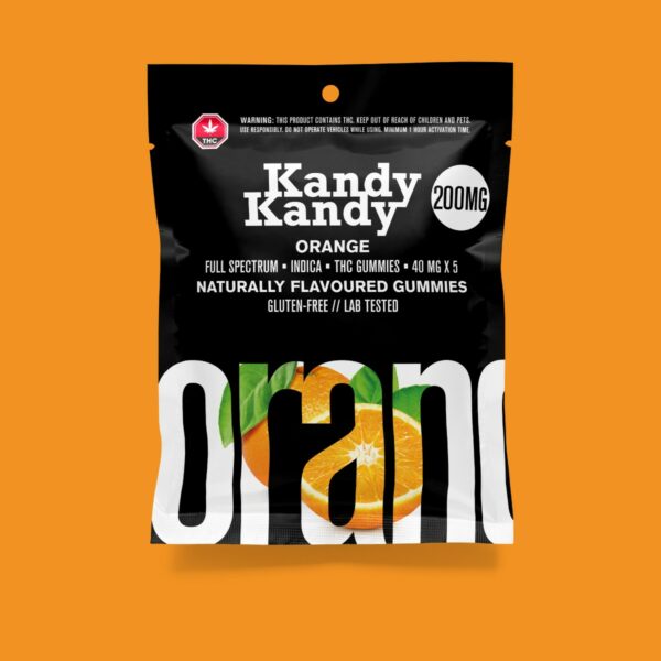 Kandy Kandy – Orange Gummies | Budmail Canada