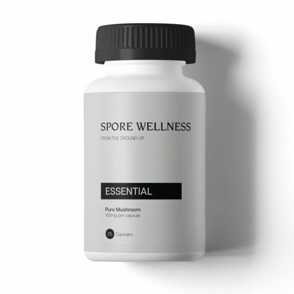 Spore Wellness – Microdose Capsules – Essential – 25 Capsules (100mg per cap) | Budmail Canada