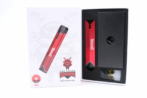The Green Samurai – LED Vape Kit – 1ml THC | Budmail Canada