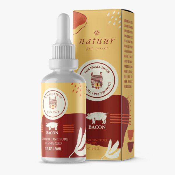 Natuur – Pet Series – CBD Oil For Small Dogs – Bacon Flavour – 125mg | Budmail Canada