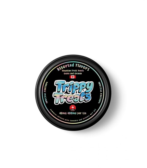 Trippy Treats – Assorted Flavour Gummies – 400mg THC | Budmail Canada