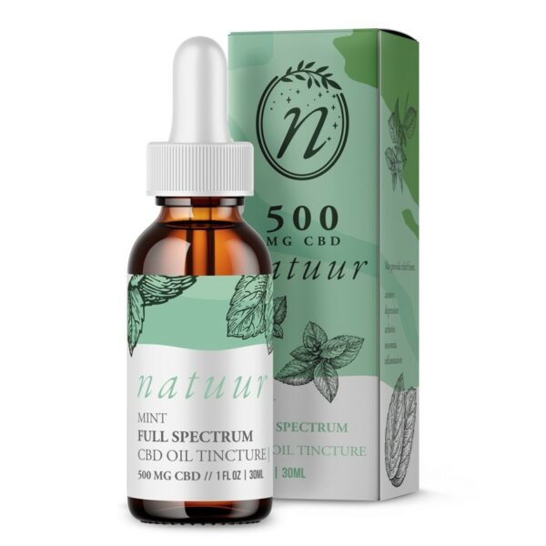 Natuur – Full Spectrum CBD Oil Tincture – Mint | Budmail Canada