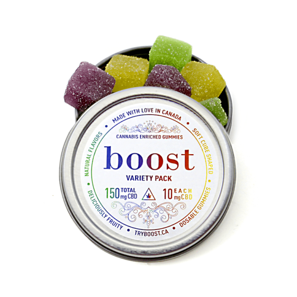 Boost – CBD Variety Pack Gummies – 150mg | Budmail Canada