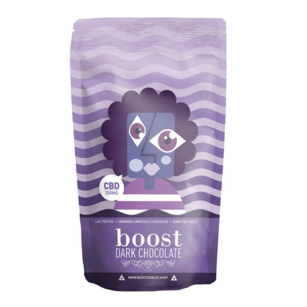 Boost – THC Dark Chocolate Bars – 200mg | Budmail Canada