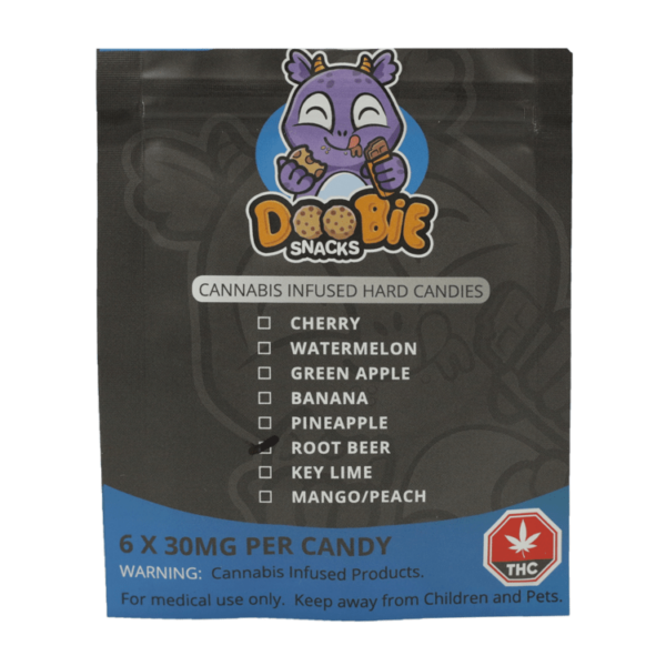 Doobie Snacks – Hard Candies – 180mg THC | Budmail Canada