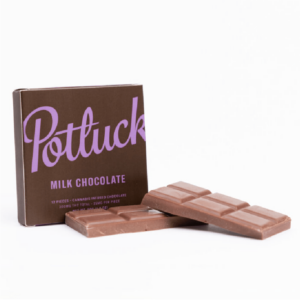 Potluck – Infused Chocolate – Milk Chocolate – 300mg THC | Budmail Canada