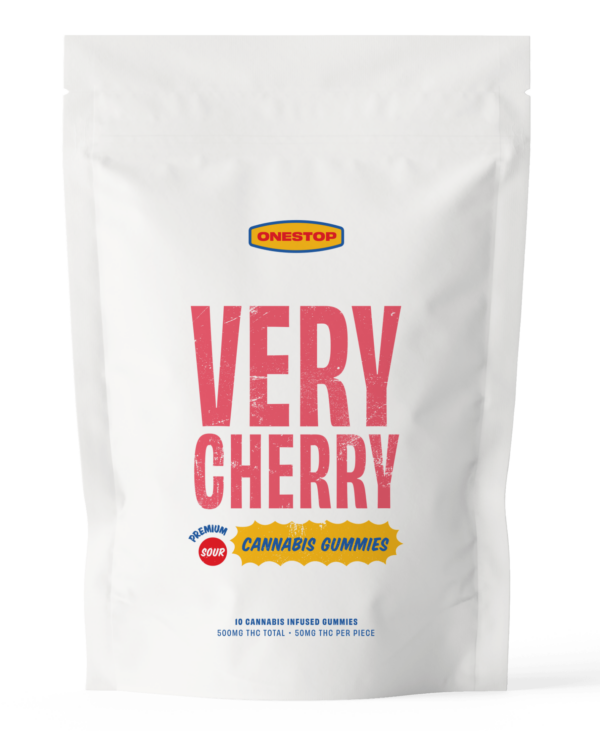 Onestop – Very Cherry THC Gummies 500mg | Budmail Canada