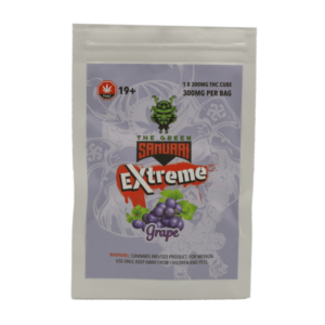 Green Samurai Extreme – Grape Gummy – 300mg THC | Budmail Canada