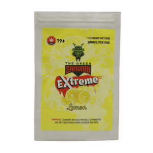 Green Samurai Extreme – Lemon Gummy – 300mg THC | Budmail Canada