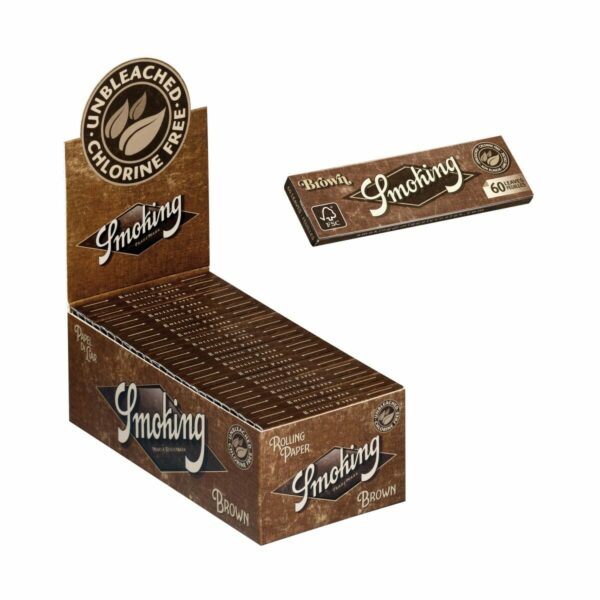 Smoking – Brown Rolling Paper – Single Wide Unbleached | Budmail Canada