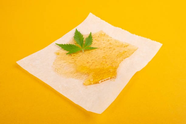 marijuana resin concentrate, yellow amber color cannabis wax | Budmail Canada